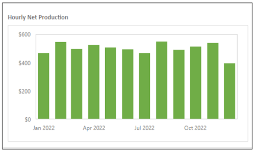 Practice Insights - Hourly Net Production